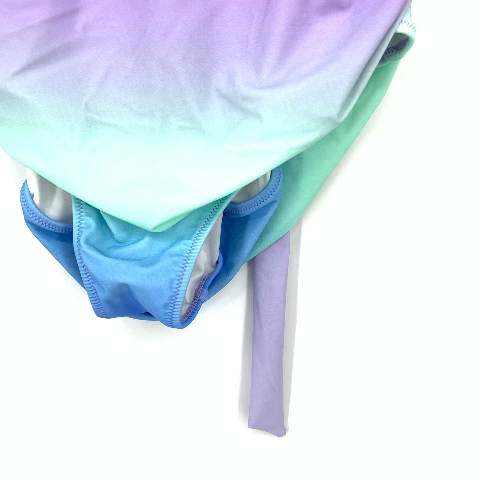 Pink Desert Tie Belt One Piece Swimsuit Womens Sz Xxl Pink Purple Blue Ombre New — image 5 of 7
